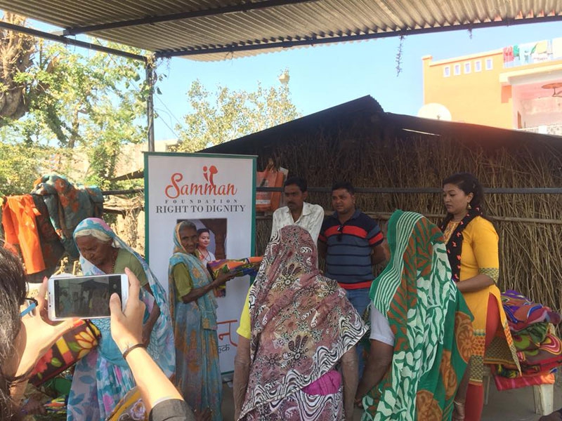 Distribution of Blankets & Groceries in Rural Areas