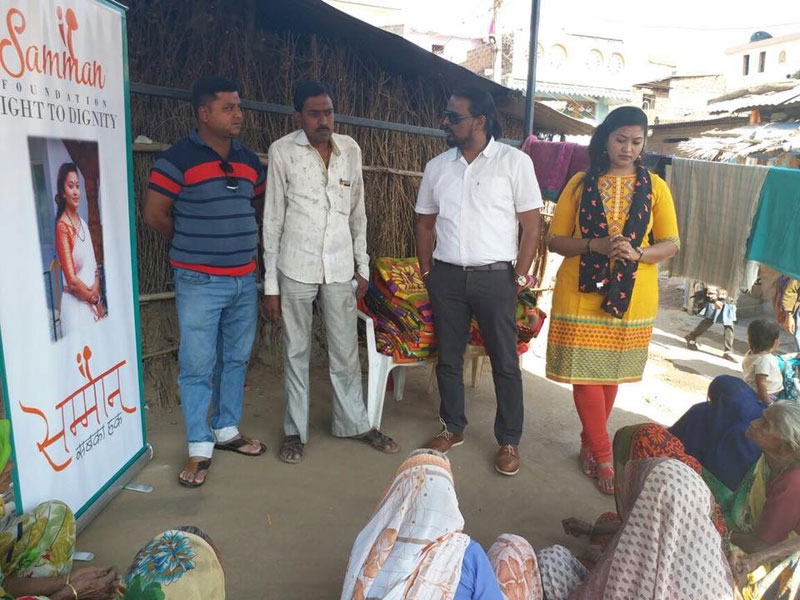 Distribution of Blankets & Groceries in Rural Areas