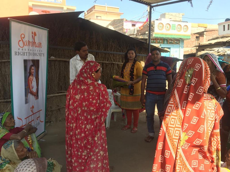 Distribution of Blankets & Groceries in Rural Areas