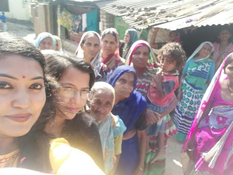 Distribution of Blankets & Groceries in Rural Areas