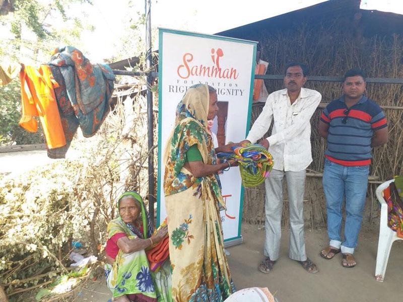 Distribution of Blankets & Groceries in Rural Areas