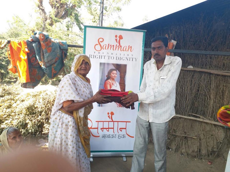 Distribution of Blankets & Groceries in Rural Areas