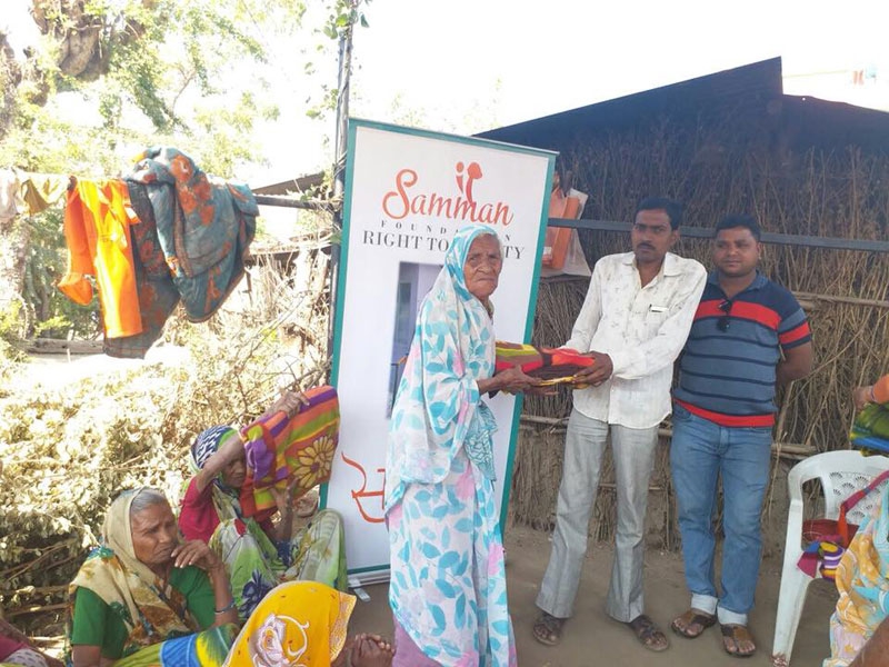 Distribution of Blankets & Groceries in Rural Areas