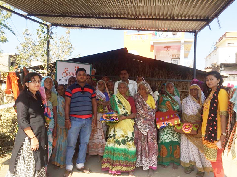 Distribution of Blankets & Groceries in Rural Areas