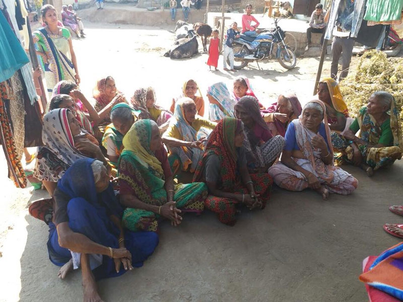 Distribution of Blankets & Groceries in Rural Areas