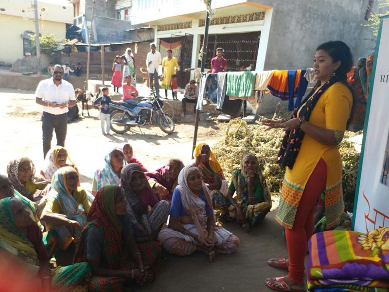 Distribution of Blankets & Groceries in Rural Areas