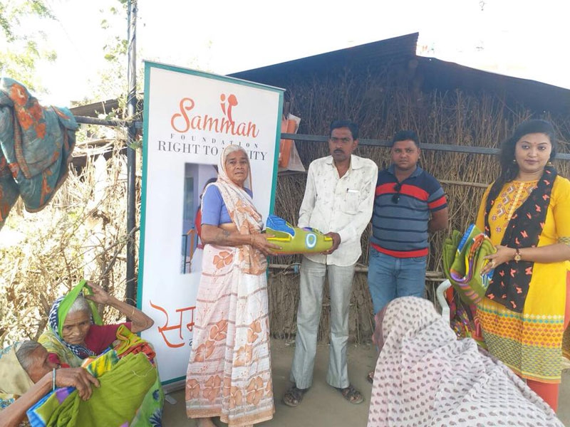 Distribution of Blankets & Groceries in Rural Areas
