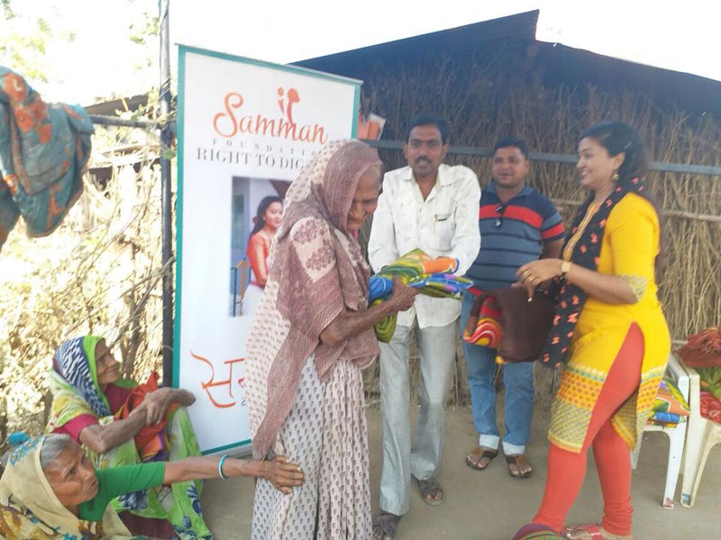 Distribution of Blankets & Groceries in Rural Areas