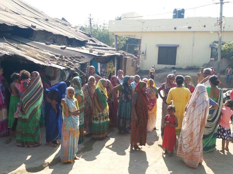 Distribution of Blankets & Groceries in Rural Areas