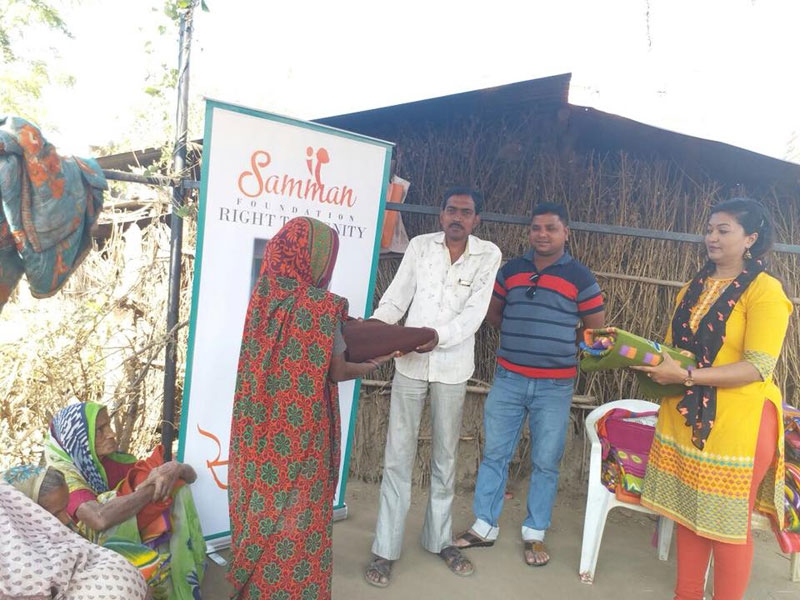 Distribution of Blankets & Groceries in Rural Areas