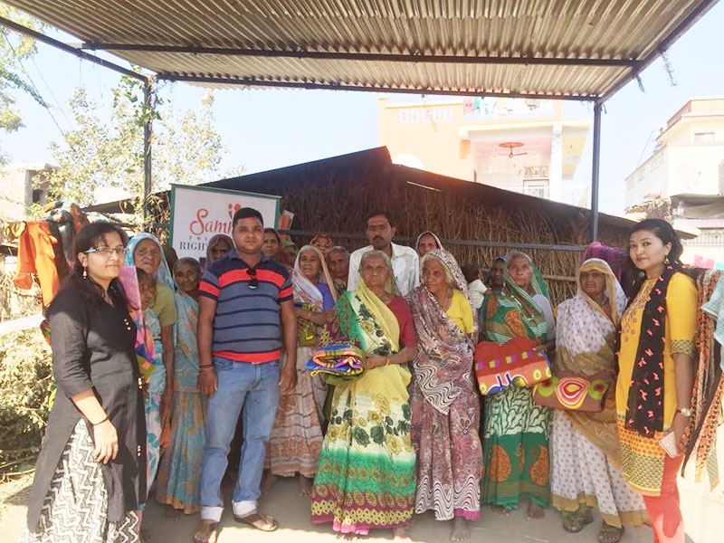 Distribution of Blankets & Groceries in Rural Areas