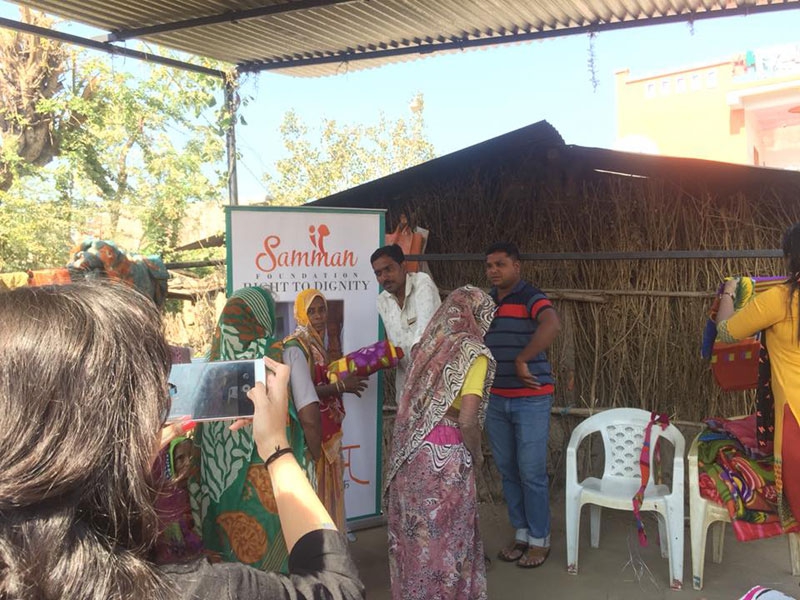 Distribution of Blankets & Groceries in Rural Areas