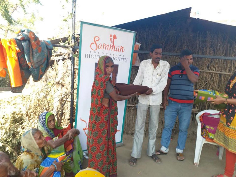 Distribution of Blankets & Groceries in Rural Areas