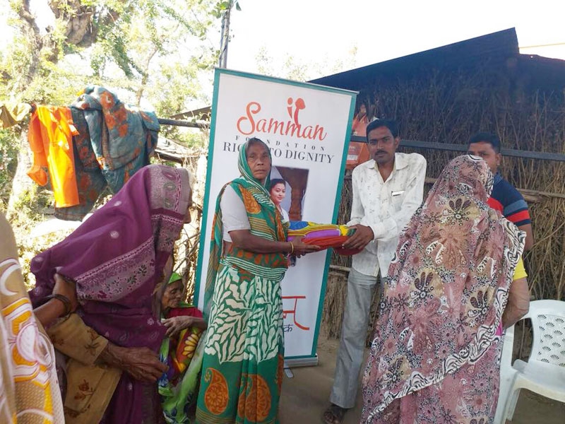 Distribution of Blankets & Groceries in Rural Areas