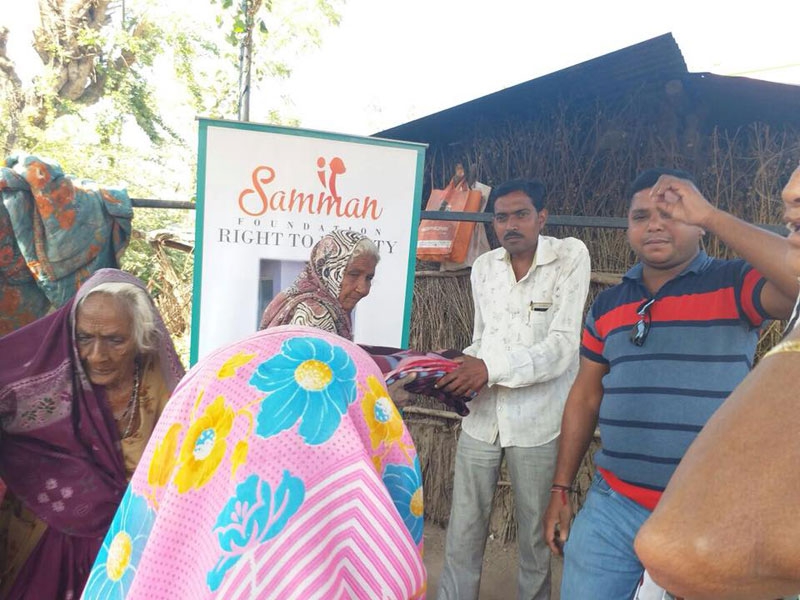 Distribution of Blankets & Groceries in Rural Areas