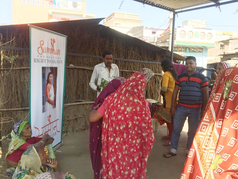 Distribution of Blankets & Groceries in Rural Areas