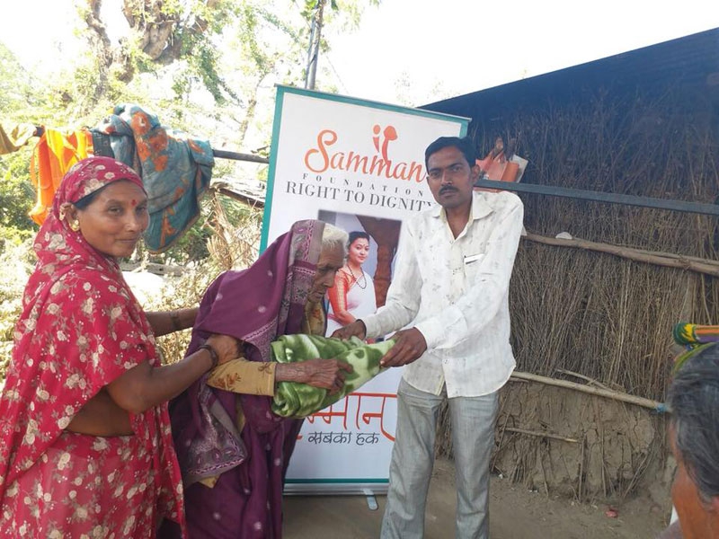Distribution of Blankets & Groceries in Rural Areas