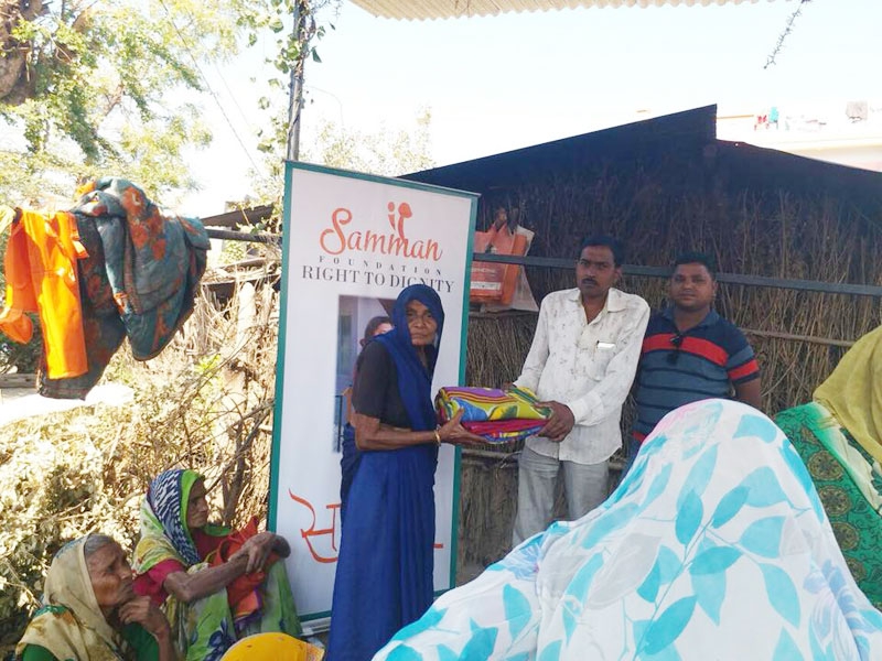 Distribution of Blankets & Groceries in Rural Areas